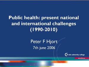 Link til Peter F. Hjort - Public Health 1990-2010