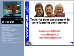 Link til Tools for peer assessment in an e-learning environment